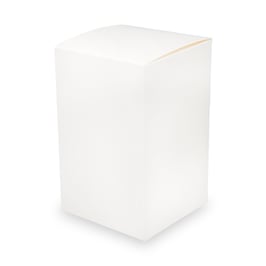 Geschenkbox weiß hoch 5 St. - 10x10x16 cm