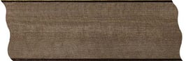 Chiffonband dunkelbraun mit Drahtkante - 5 Meter