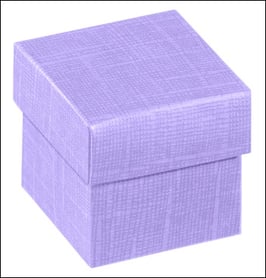 Kleine Geschenkbox Flieder, 10 Stück - 5x5x5 cm