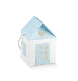 Geschenkbox "Haus" Bloom Azzuro - 8x8x8 cm / 2 Stück