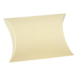 Pillow Box creme, 10 Stück - 7x7x2,5 cm