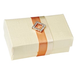 Geschenkbox Rechteck/Deckel creme klein, 10 St. - 7x4x3 cm