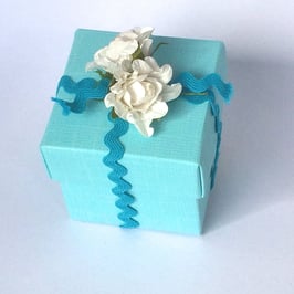 36 Papier Rosen weiß