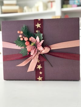 Weinkarton für 3 Flaschen bordeaux - 34x27x9,5 cm