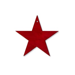 Geschenkanhänger "Stern" aus Holz, 4 St.