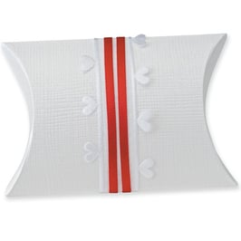 Pillowbox weiß, 10 Stück - 7x7x2,5 cm