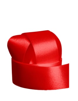 Satinband glänzend rot, 40mm, 5 Meter