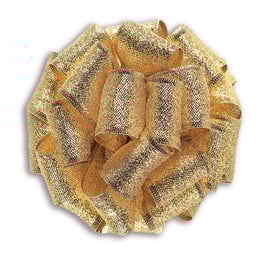 Ziehschleifenband metallic-gold 25mm - 5 Meter