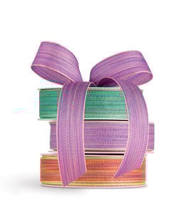 Geschenkband multicolor lilac - 5 Meter