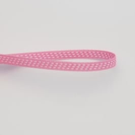 Motivband rosa mit Steifen 4mm - 5 Meter