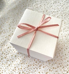 Satinband mit glitzerndem Goldrand 3mm altrosa - 5 Meter