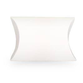 Pillowbox weiß mittelgroß 10 Stück - 10x10x3,5 cm