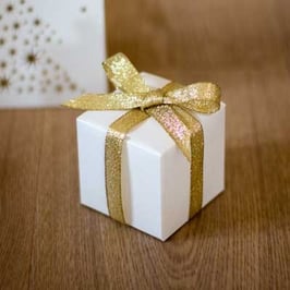 Lurex Band gold-metallic 12mm - 5 Meter