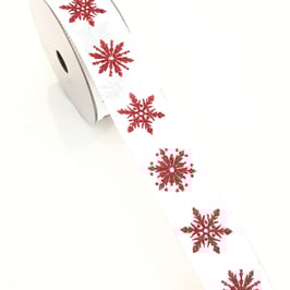 Motivband Schneeflocke - 2 Meter