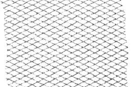 Gitterband silber - 2 Meter