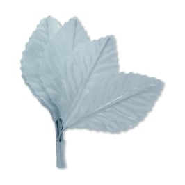 Stoff-Blatt, klein, weiß, 36 St.