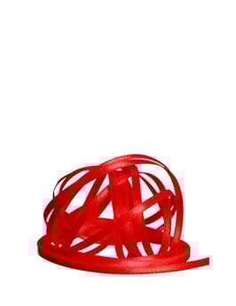Satinband rot 3 mm - 5 Meter