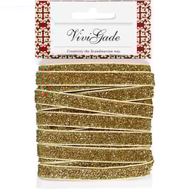 Glitterband / Zierband gold - 5 Meter