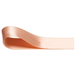 Satinband peach 15mm - 5 Meter
