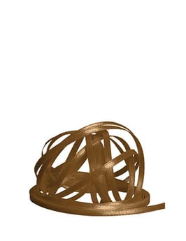 Satinband schokobraun 3 mm - 5 Meter