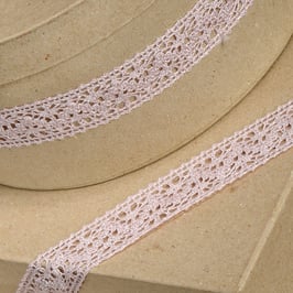 Spitzenbordüre altrosa, 2 Meter