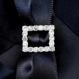 Strass-Spange Rechteck