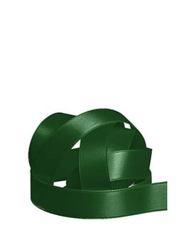 Satinband dunkelgrün 15 mm - 5 Meter