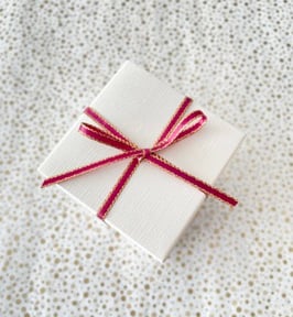 Satinband mit glitzerndem Goldrand 3mm weinrot/gold - 5 Meter