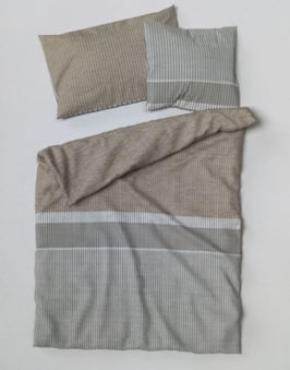 Baumwoll Bettwäsche TOP QUALITÄT Dessin Fein Karo