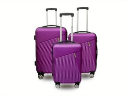 HARTSCHALEN ROLLKOFFER - S E T    VIOLET