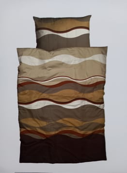 Satin Bettwäsche MARKE NOBILIUM Dessin Bahia Braun