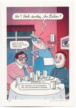 Risographie "Trinker"