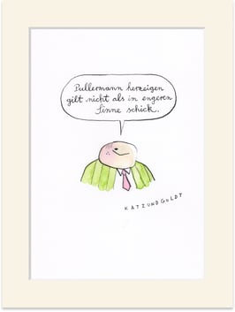 Originalzeichnung "Knigges Nachfolger"