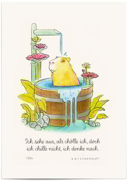 Risographie "Chillen"