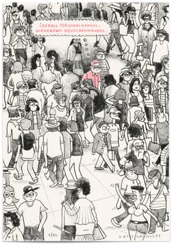 Risographie "Personalmangel"