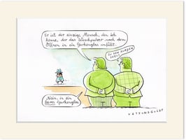 Originalzeichnung "Gurkenglas"