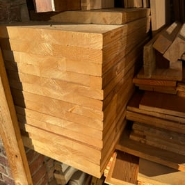 Dikke Vuren gelakte planken