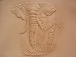 Tiere Relief Elefant