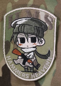 ハンマーズオリジナルマスコット刺繍パッチ　ぱむこ