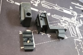 5KU J-MACタイプ M4ストックパイプアダプター（マルイAKM専用）