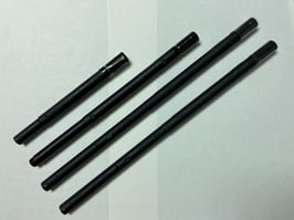 ダイナミックスター　ＧＨＫ　ＧＢＢ　ＡＫシリーズ用（Ｖ３バージョン除く） リアルスチールアウターバレル