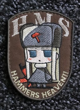 ハンマーズオリジナルマスコット刺繍パッチ　ちぇるの