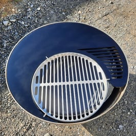 MeWo-Grillroste zum Einlegen in den Grillring / Grillplatte aus Edelstahl