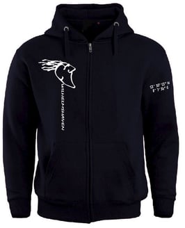 "Wind"-Kapuzen-Sweatjacke