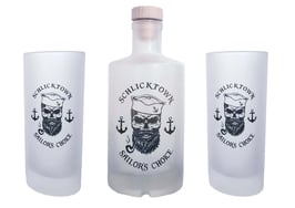 Longdrink-Set (satiniert) "Schlicktown"