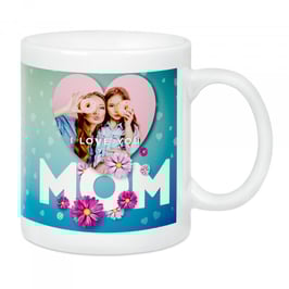 Kaffeebecher - Becher (Weiß) mit Wunschdruck