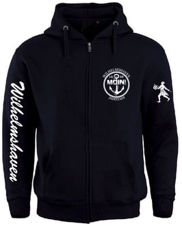 "Maritim"-Kapuzen-Sweatjacke