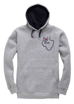 Wilhelmshaven "To Hus" Kontrast-Hoodie