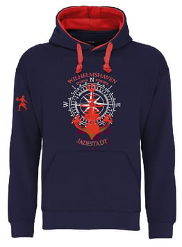 "Wilhelmshaven"-Hoodie Ankerschiff