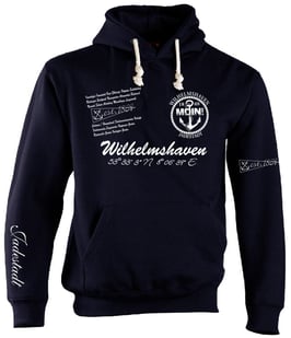 "Wilhelmshaven" Maritim-Hoodie